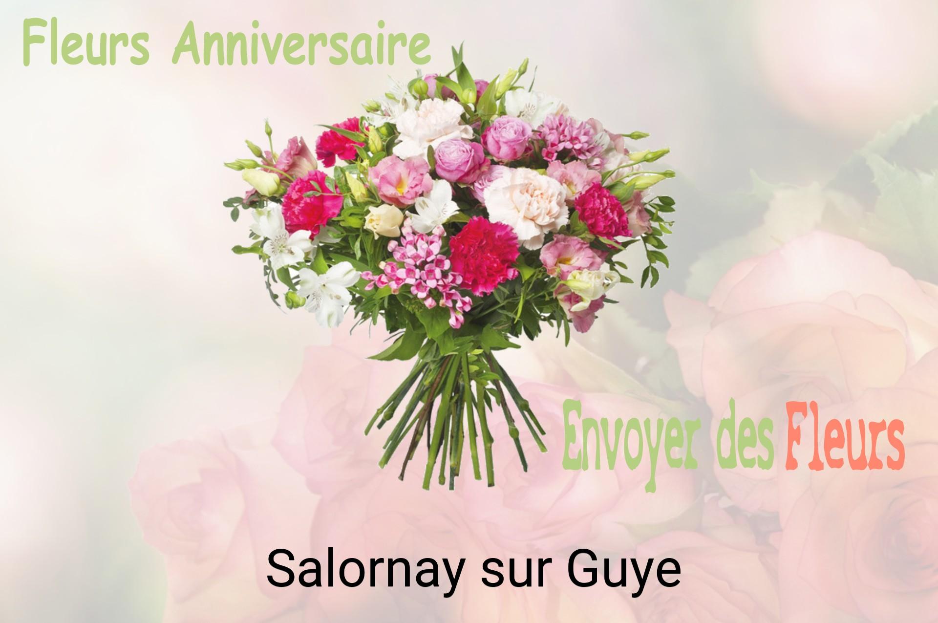 Bouquet de fleurs d’anniversaire livré à Salornay-sur-Guye